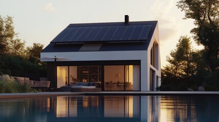 Modern House with Swimming Pool
