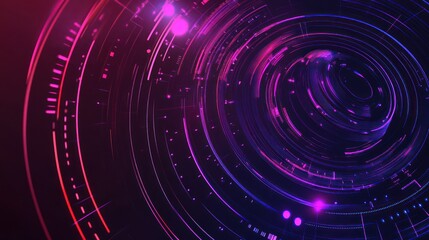 Abstract Futuristic Technology Background