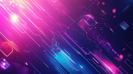 Neon Abstract Design