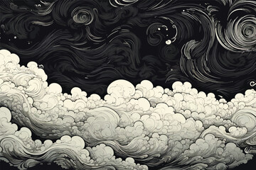 Nightsky Cloud Frame
