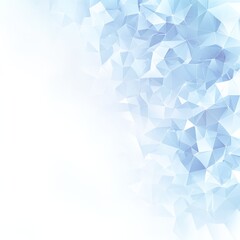 青と白の多角形の抽象的な背景