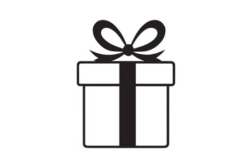 gift of joy  Silhouette Vector illustration