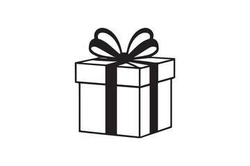 gift of joy  Silhouette Vector illustration