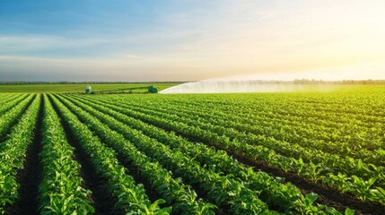 Efficient Irrigation Techniques for Sustainable Agriculture and Crop Growth