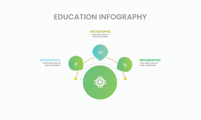 Education Infographic Presentation Template - Creative & Customizable Design for Learning