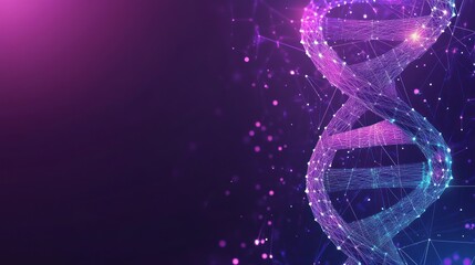 DNA Helix Abstract