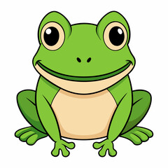 green frog cartoon