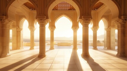 Sunbeams Through an Archway