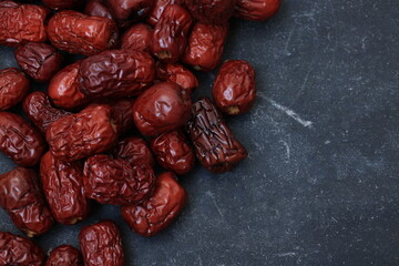 dried dates on table