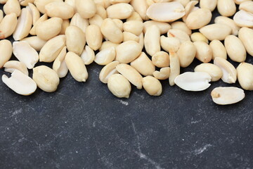 Peanut nut seeds background