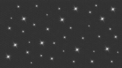 Star Glow Light flare Effect. Sparkle overlay isolated transparent explosion, glitter, dust, line, sun flash, spark and star, spotlight, curve twirl. Vector Lens Flash abstract effect