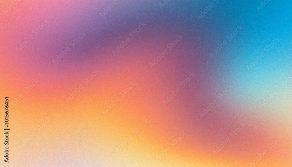 Poster abstract gradient grain noise effect background with blurred pattern colorful, for product design an