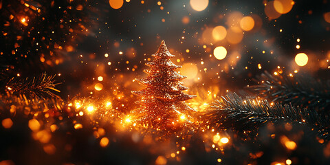 Naklejka premium Merry Christmas background