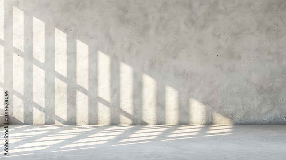 Aufkleber discover the beauty of light and shadow in minimalistic design, creating stunning abstract patterns 