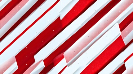 Fototapeta premium Red and White Abstract Diagonal Stripes Pattern.