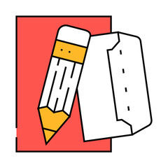email copywriting line icon vector. email copywriting sign. isolated symbol illustration