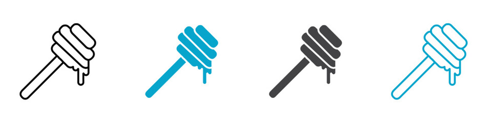 honey icon isolated on white background