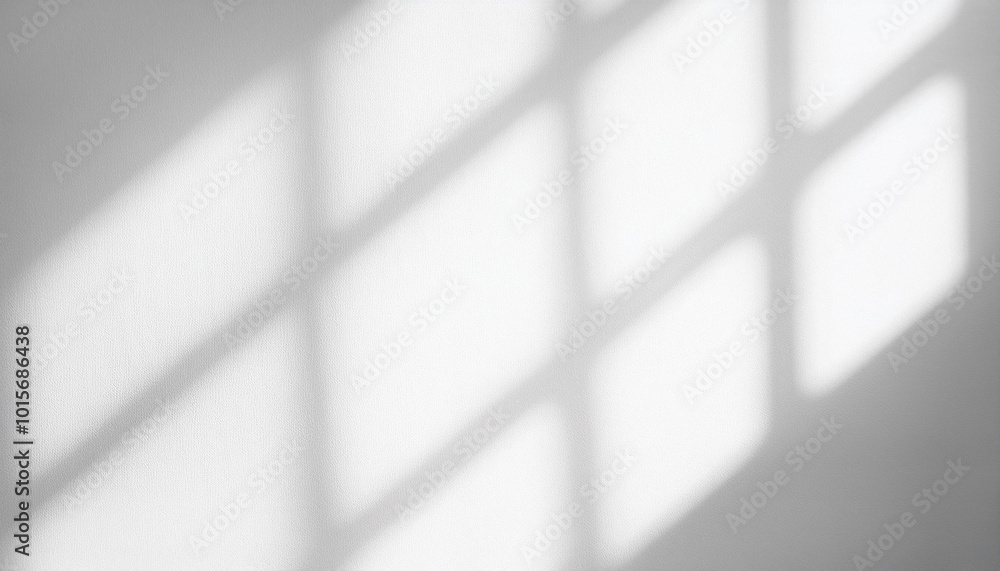 Aufkleber gradient window natural shadow overlay effect on white texture background, for overlay on product pr