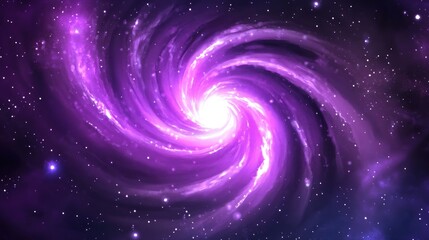 Obraz premium Purple Galaxy Swirl