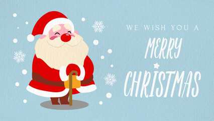 A collection of Hand drawn flat business christmas cards template 