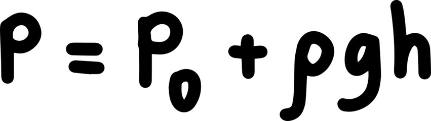 physics Fluid Mechanics thermal formulas handwritten