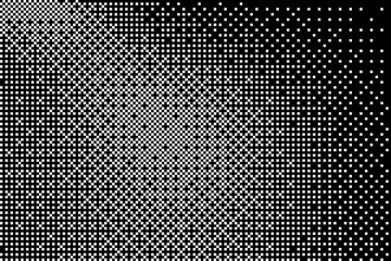 vintage retro bitmap background, Vintage Poster with Halftone Texture and Pixelated Grain, Vintage Halftone Poster with Dot Gradient and Grunge Noise