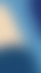 Abstract blue blurry gradient background with grain and soft noise texture.