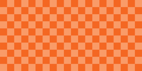 Checkered pattern background. Orange and cream. Geometric ethnic pattern seamless. seamless pattern. Design for fabric, curtain, background, carpet, wallpaper, clothing, wrapping, Batik, fabric,Vector