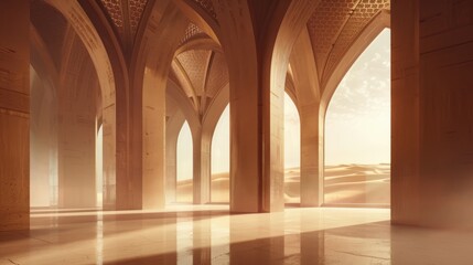 Desert View Through Arches