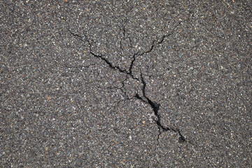 Asphalt  - Risse - Hintergrund - Kaputt - Beschädigt - Defekt - Strasse 