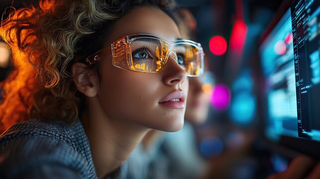 A team of programmers brainstorming software solutions at a tech company, illustrating the collaborative spirit of IT work.