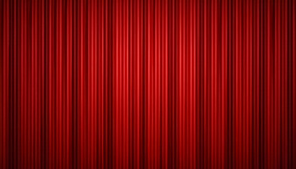 Elegant Silky Red Curtain Texture Background