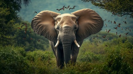 Understanding the challenges facing endangered species and the urgent need for conservation efforts. This image depicts various threats such as habitat loss, poaching, and climate change