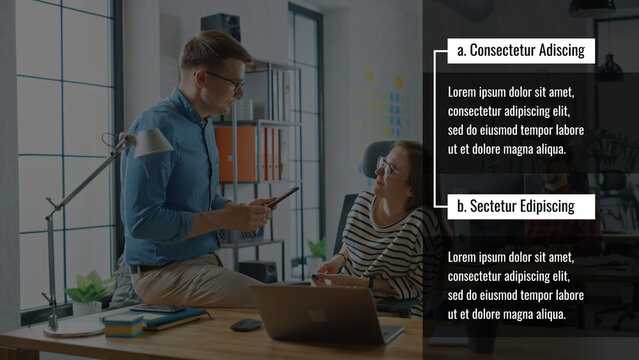 Minimal Corporate Text Slides