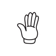 Obraz premium hand and foot comic cartoon element stock. character variant gesture. Comic retro feet and hands in different poses.