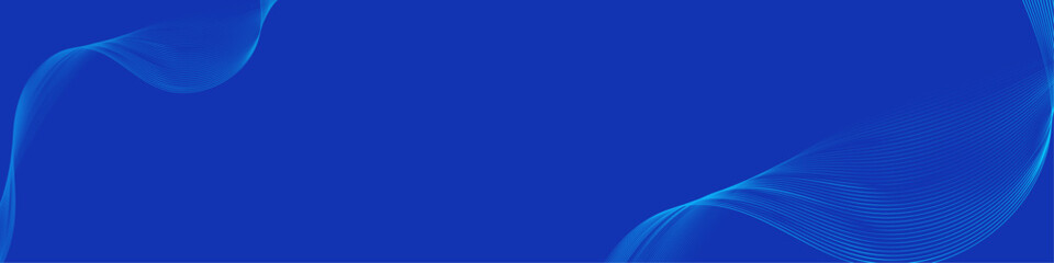 Blue Gradient Dynamic Wave Linkedin banner