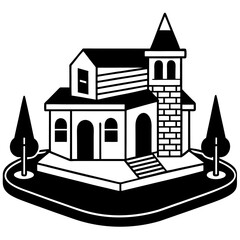 Brick villa pool is completely outdoor