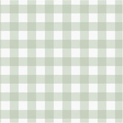 ギンガムチェックシームレスパターン＊グリーン