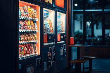 Vending machine illustration
