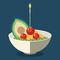 A vibrantly fresh and nutritious bowl