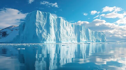 A glacier flows from Greenland's ice cap, exposing rock below and highlighting the effects of climate change.