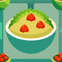 A vibrantly fresh and nutritious bowl