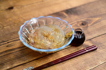 天草から作ったところてん