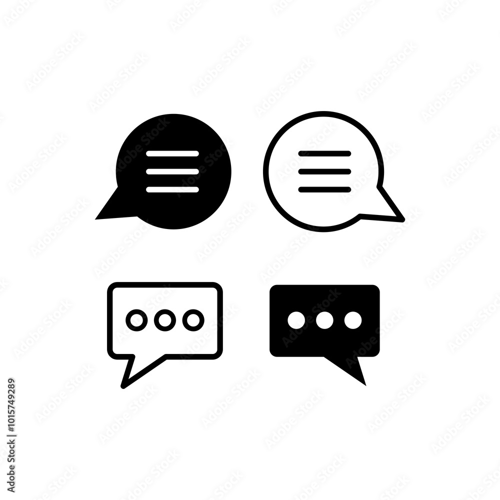 Poster message vector icon, social media concept. flat message trendy style illustration for web and app..e