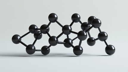 Obraz premium Molecular structure background