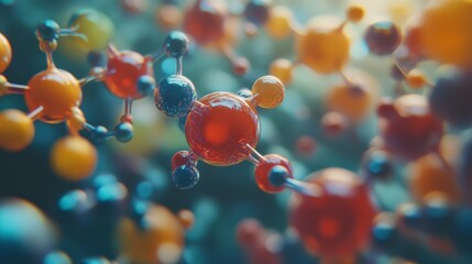 Molecular structure background