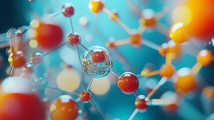 Molecular structure background