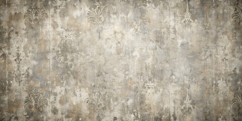 A Textured Gray and Beige Surface With Subtle Floral Pattern