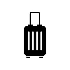 Travel bag icon. vector simple flat Traveling icon on white background..eps