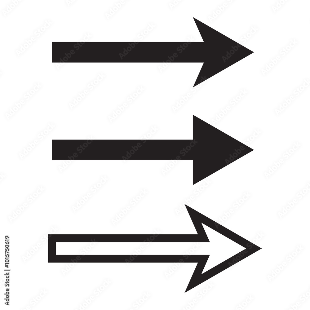 Poster black vector arrow. arrow vector icon set simple illustration for web and app..eps